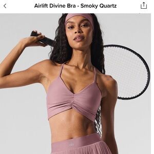 ALO Yoga Airlift Divine Bra Smoky Quartz